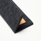 Когтеточка, 55×20 см, угловая, без меха, серая - Фото 8