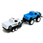 Машина инерционная"Джип", прицеп+машинка , в ПАКЕТЕ - фото 24582708