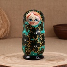 Матрёшка "Ромашка", зелёная, 5-кукольная, 19 см - фото 4467771