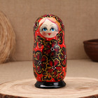 Матрёшка "Ромашка", красная, 5-кукольная, 19 см - фото 4467783