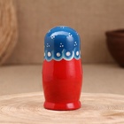 Матрёшка "Любовь", синий платок, 5-кукольная, 11,5 см - фото 24604968