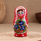 Матрёшка "Анастасия", красное платье, 5-кукольная, 16 см - Фото 2