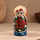 Матрёшка "Ягодка", оранжевое платье, 5-кукольная, 16 см - фото 4467903