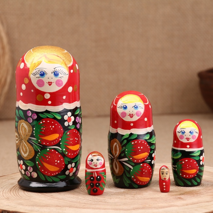 

Матрёшка "Алиса", 5-кукольная, 16 см