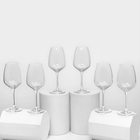 Набор стеклянных бокалов для вина «Жизель», 455 мл, 6 шт - фото 10057873