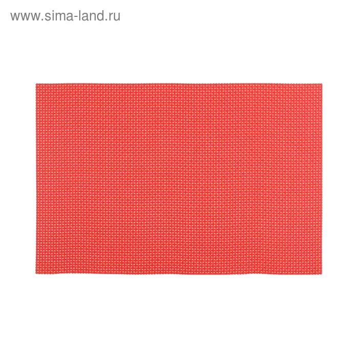 Салфетка сервировочная на стол «Малина», 45×30 см, цвет красный - Фото 1