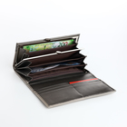 Кошелёк женский на магнитах, цвет серебряный - фото 24601248