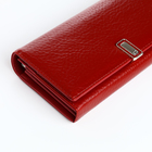 Кошелёк женский на магнитах с фермуаром, цвет бордовый - фото 24560279