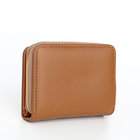 Кошелёк женский на кнопке, цвет коричневый - фото 24601380