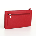 Кошелёк женский на молнии с ремешком, цвет бордовый - фото 24560629