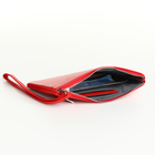 Кошелёк женский на молнии с ремешком, цвет бордовый - фото 24560632