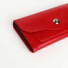Кошелёк женский на магните, цвет красный - фото 24560718