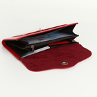 Кошелёк женский на магните, цвет красный - фото 24560719