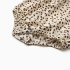 Блузка-боди для девочки MINAKU, рост 80-86 см, бежевая - Фото 4