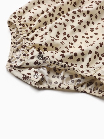 Блузка-боди для девочки MINAKU, рост 86-92 см, бежевая