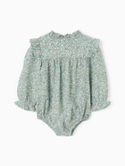 Блузка-боди для девочки MINAKU, рост 68-74 см, зелёная - Фото 5