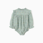 Блузка-боди для девочки MINAKU, цвет зеленый, рост 80-86 - фото 321761296