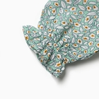 Блузка-боди для девочки MINAKU, рост 86-92 см, зелёная - Фото 3