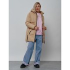 Куртка женская зимняя, размер 46, цвет горчичный - Фото 11