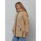 Куртка женская зимняя, размер 46, цвет горчичный - Фото 9