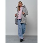 Куртка женская зимняя, размер 44, цвет светло-серый - Фото 12