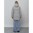 Куртка женская зимняя, размер 44, цвет светло-серый - Фото 5