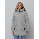 Куртка женская зимняя, размер 44, цвет светло-серый - Фото 9