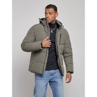 Куртка мужская зимняя, размер 52, цвет хаки - Фото 7