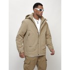 Куртка мужская весенняя, размер 54, цвет бежевый - Фото 9