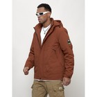 Куртка мужская весенняя, размер 48, цвет коричневый - Фото 2