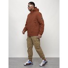 Куртка мужская весенняя, размер 52, цвет коричневый - Фото 12