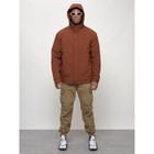 Куртка мужская весенняя, размер 56, цвет коричневый - Фото 15