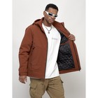 Куртка мужская весенняя, размер 58, цвет коричневый - Фото 6