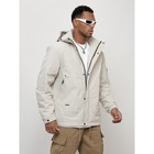 Куртка мужская весенняя, размер 50, цвет светло-серый - Фото 7