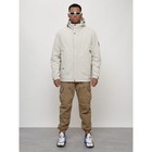 Куртка мужская весенняя, размер 52, цвет светло-серый - Фото 1