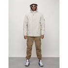 Куртка мужская весенняя, размер 52, цвет светло-серый - Фото 14