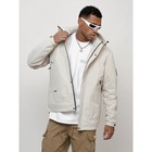 Куртка мужская весенняя, размер 52, цвет светло-серый - Фото 10