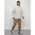 Куртка мужская весенняя, размер 58, цвет светло-серый - Фото 3