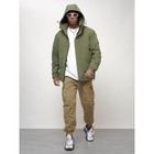 Куртка мужская весенняя, размер 58, цвет хаки - Фото 5