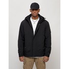 Куртка мужская весенняя, размер 50, цвет чёрный - Фото 1