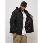 Куртка мужская весенняя, размер 50, цвет чёрный - Фото 5