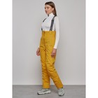 Полукомбинезон женский зимний, размер 42, цвет горчичный - Фото 2