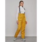 Полукомбинезон женский зимний, размер 42, цвет горчичный - Фото 3