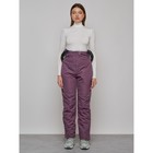 Полукомбинезон женский зимний, размер 48, цвет тёмно-бордовый - Фото 17