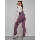 Полукомбинезон женский зимний, размер 48, цвет тёмно-бордовый - Фото 4