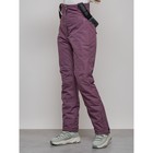 Полукомбинезон женский зимний, размер 48, цвет тёмно-бордовый - Фото 6