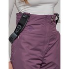 Полукомбинезон женский зимний, размер 48, цвет тёмно-бордовый - Фото 10