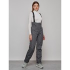 Полукомбинезон женский зимний, размер 44, цвет тёмно-серый - Фото 3