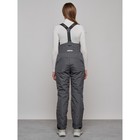 Полукомбинезон женский зимний, размер 44, цвет тёмно-серый - Фото 4