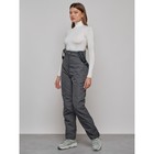 Полукомбинезон женский зимний, размер 44, цвет тёмно-серый - Фото 6